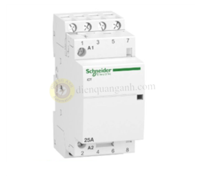 A9C20834 - Contactor iCT 4P, coil voltage 230/240VAC, 25A 4NO