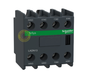 LADN13 - Tiếp điểm phụ cho Contactor LC1D, 1NO 3NC