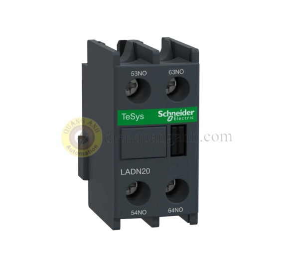 LADN20 - Tiếp điểm phụ cho Contactor LC1D, 2NO