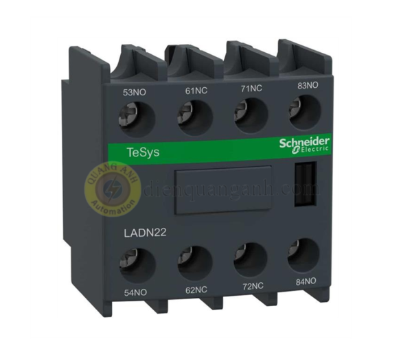 LADN22 - Tiếp điểm phụ cho Contactor LC1D, 2NO 2NC