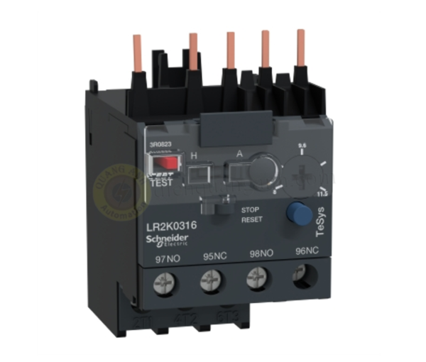 LR2K0316 - Relay nhiệt cho khởi động từ loại K, 8.0~11.50A