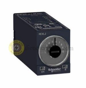 REXL2TMP7 - On-delay timing relay - 0.1 s..100 h - 230 V AC - 2 OC