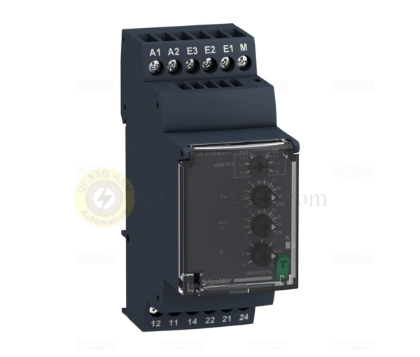 RM35JA32MR - Rơle bảo vệ quá dòng, thấp dòng, 24~240VAC/DC, Off delay, 2 C/O 8A