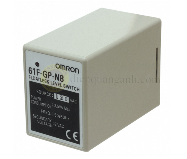 61F-GP-N8-AC220 - Điều khiển cấp xã nước, 2 mức On - Off, dùng đế 8 chân tròn