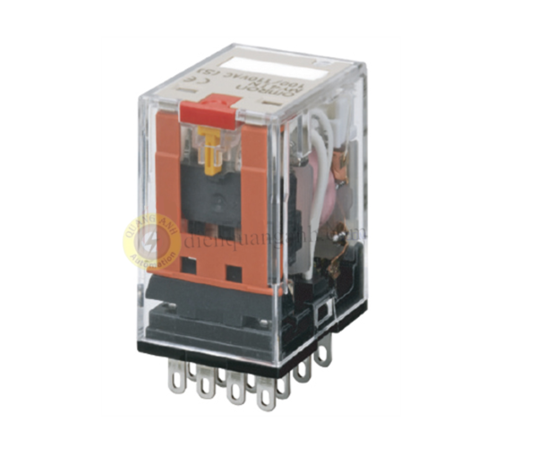 MY4N-DC24 - Relay trung gian 14 chân, 4 cặp tiếp điểm 5A, có đèn hiển thị