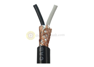 SJ-2x0.5 - Cáp điều khiển có lưới 2Cx0.5 mm² (Loại 2)