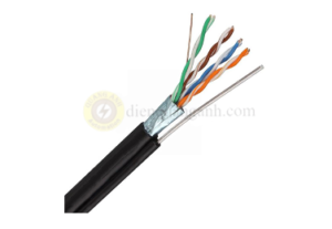 FTPCAT5E-M - Cáp mạng FTP CAT5E, chống nhiễu 1 lớp, màu đen, ngoài nhà