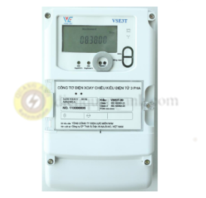 VSE3T-5(6)A - Công tơ điện tử 3 pha gián tiếp 5(6)A